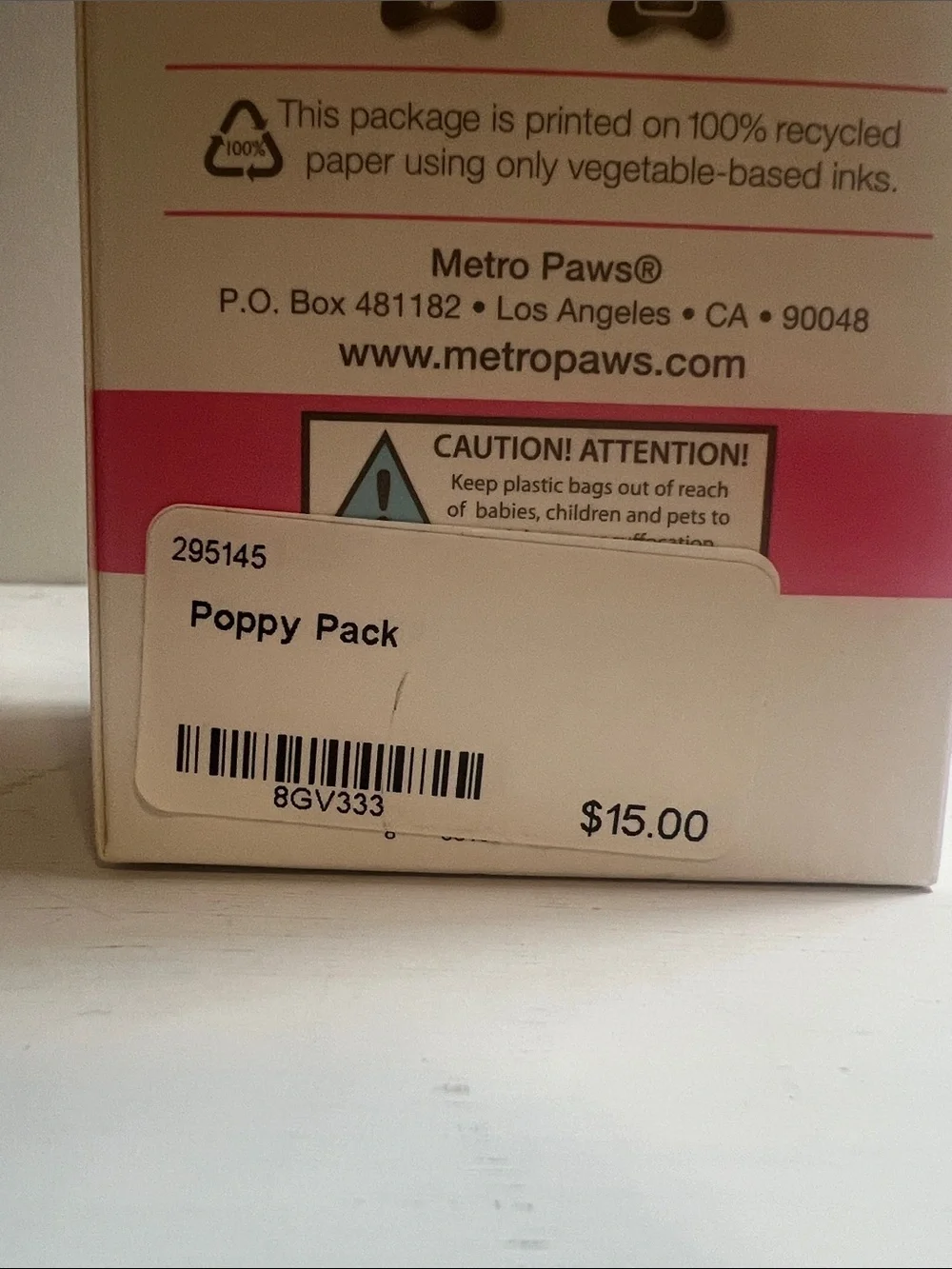 160 Dog poopypacks Pink Dog Waste Bags by - Nature Inspired Bags